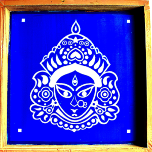 Durga Face Rangoli