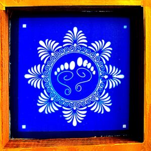 Charam Paduka Stencils