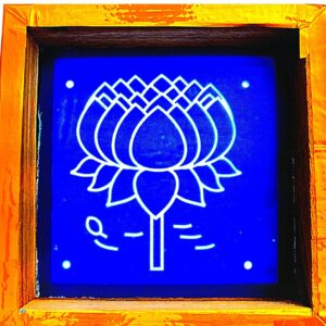 Lotus Rangoli Stencils