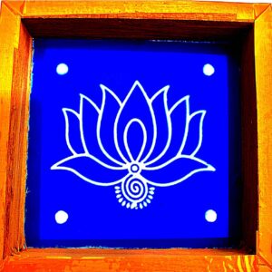 Lotus Rangoli Stencils