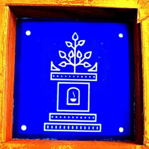 Tulsi Rangoli Stencils