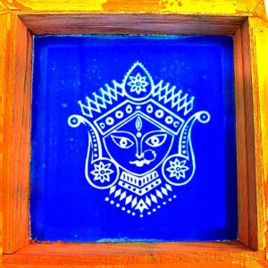 Mata Durga Rangoli Stencils