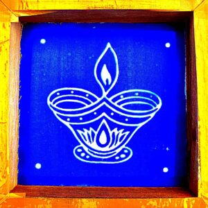 Diwali Diya Stencils