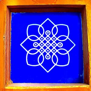 Flower Rangoli Stencils